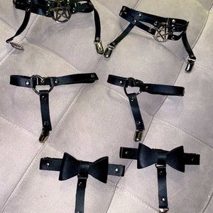 6 piece garter set